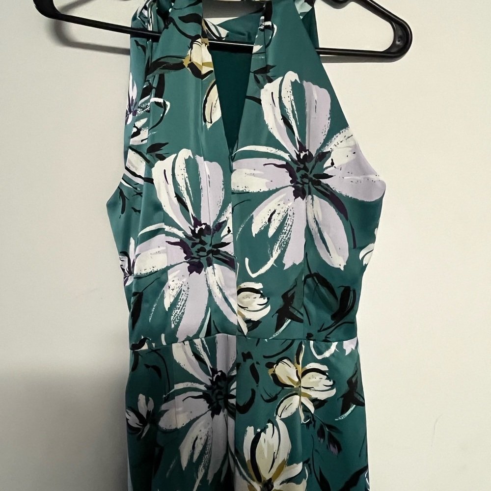 Maggie London halter tie midi dress size 2 EUC